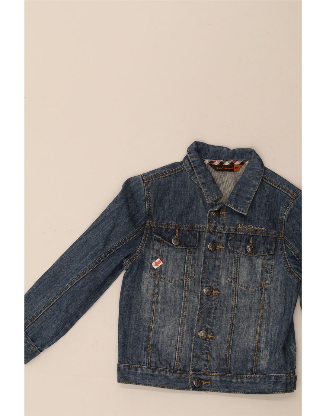 BEN SHERMAN Boys Denim Jacket 5-6 Years Blue Cotton Vintage Ben Sherman and Second-Hand Ben Sherman from Messina Hembry 