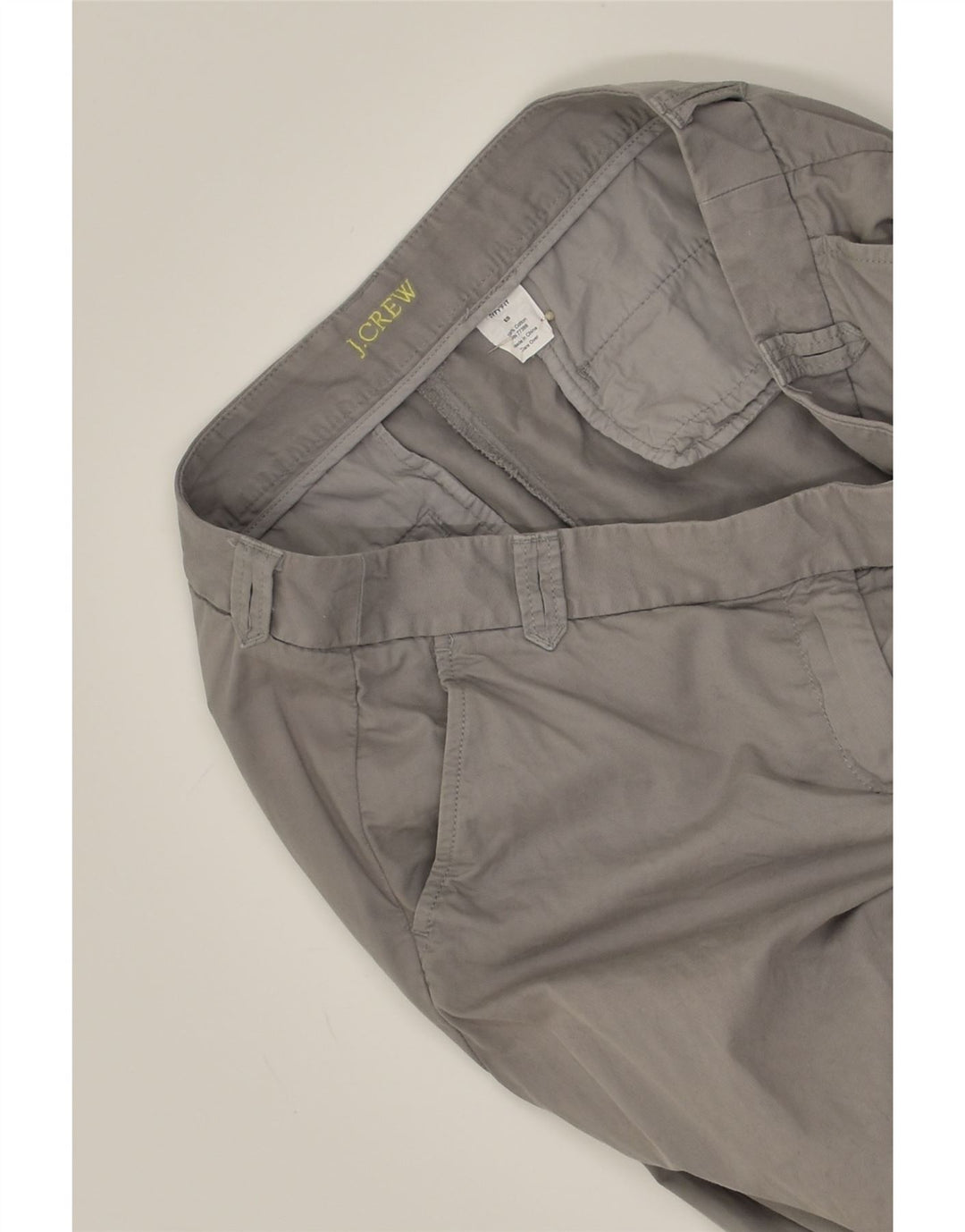 J. CREW Womens City Fit Straight Chino Trousers US 6 Medium W30 L29  Grey | Vintage J. Crew | Thrift | Second-Hand J. Crew | Used Clothing | Messina Hembry 