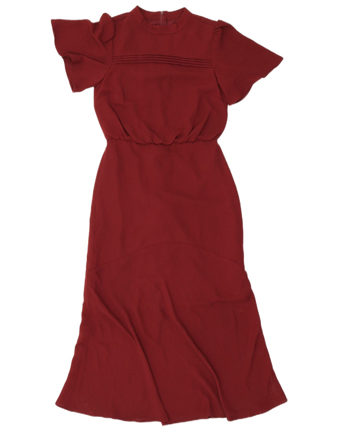 Oasis Dame Maxikjole UK 8 Small Bourgogne Polyester