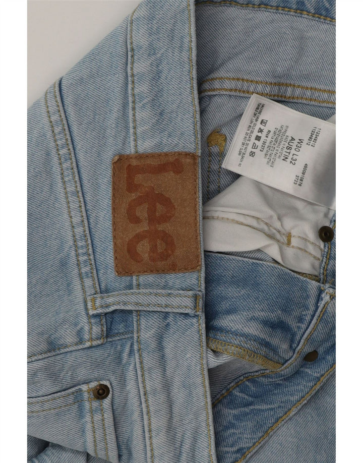 LEE Herre Austin Tapered Jeans W30 L30 Blå Bomuld