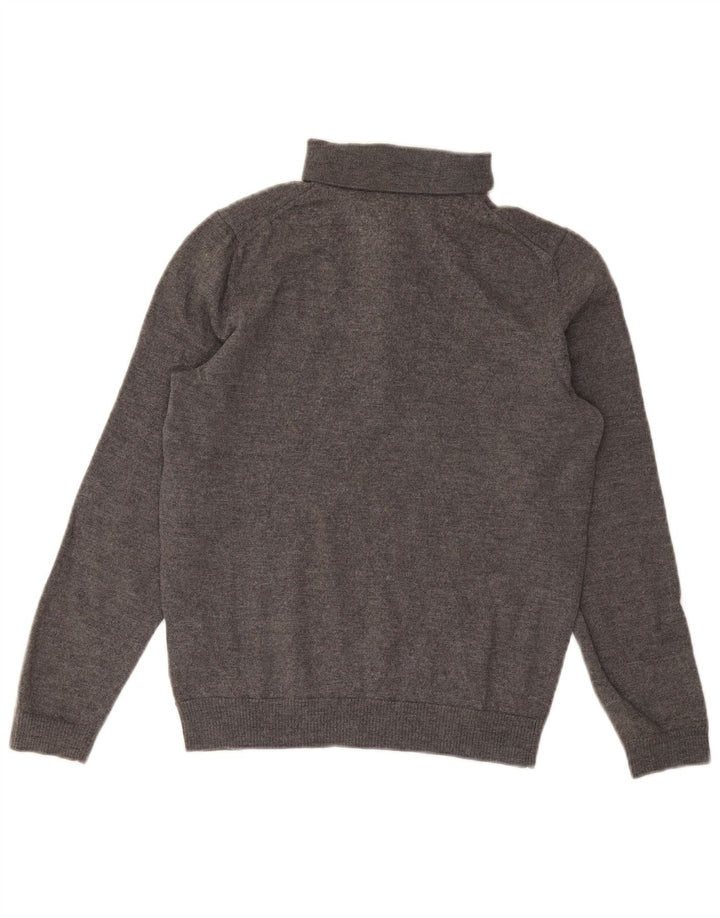 Hugo Boss drenge sweater med polohals 12-13 år Medium Grå Flecked
