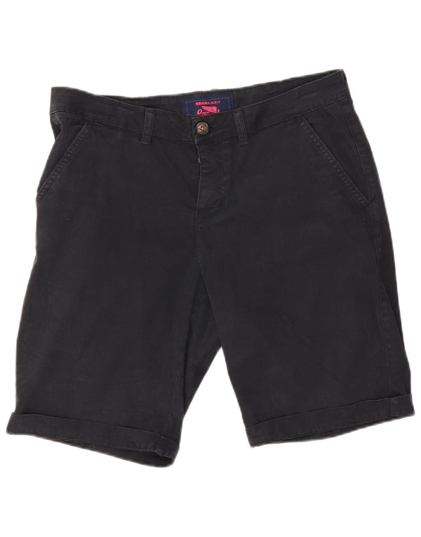 Superdry Chino-shorts til kvinder Medium W30 Navyblå bomuld