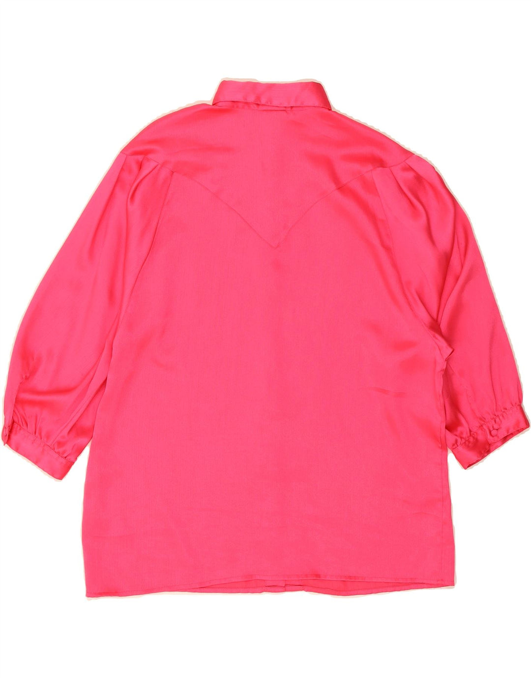 GOLDEN GATE Womens 3/4 Sleeve Shirt Blouse EU 40 Medium Pink Polyester Vintage Golden Gate and Second-Hand Golden Gate from Messina Hembry 