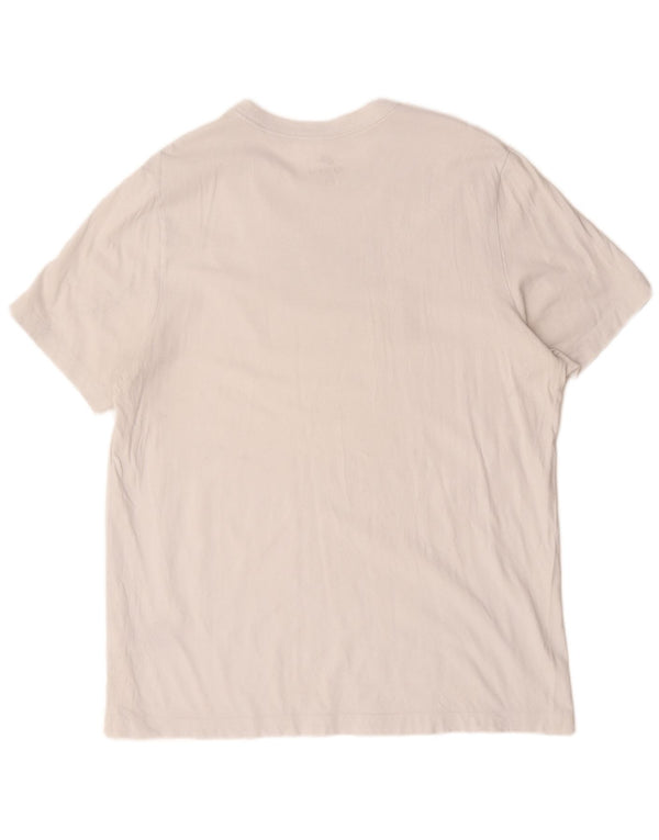 Nike grafisk T-shirt top til mænd XL hvid bomuld