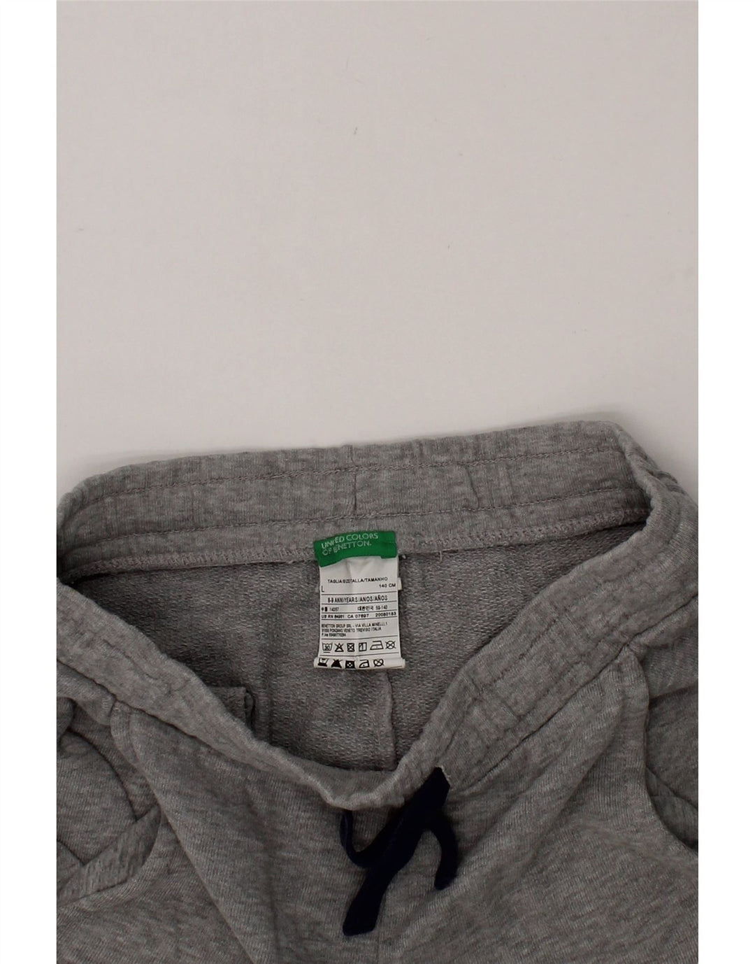 BENETTON Boys Sport Shorts 8-9 Years Large Grey Cotton Vintage Benetton and Second-Hand Benetton from Messina Hembry 