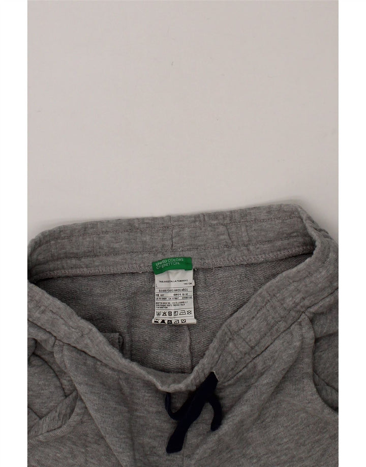 BENETTON Boys Sport Shorts 8-9 Years Large Grey Cotton Vintage Benetton and Second-Hand Benetton from Messina Hembry 