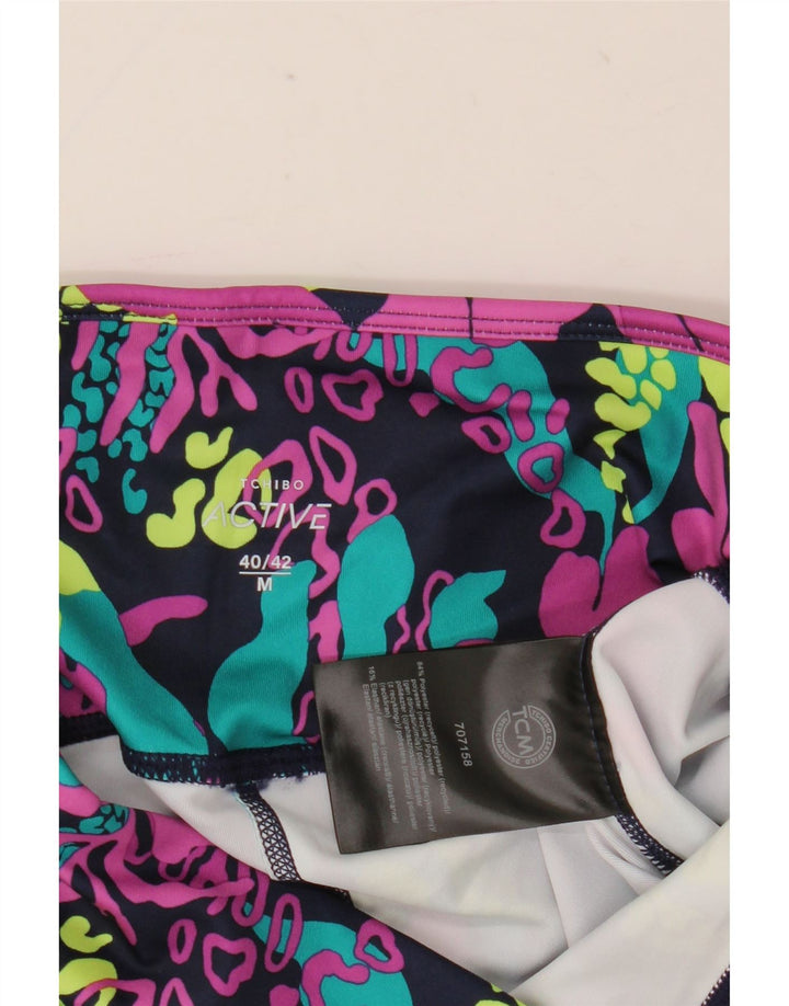 TCM Dame Capri Leggings UK 12 Medium Multicolored Floral Polyester