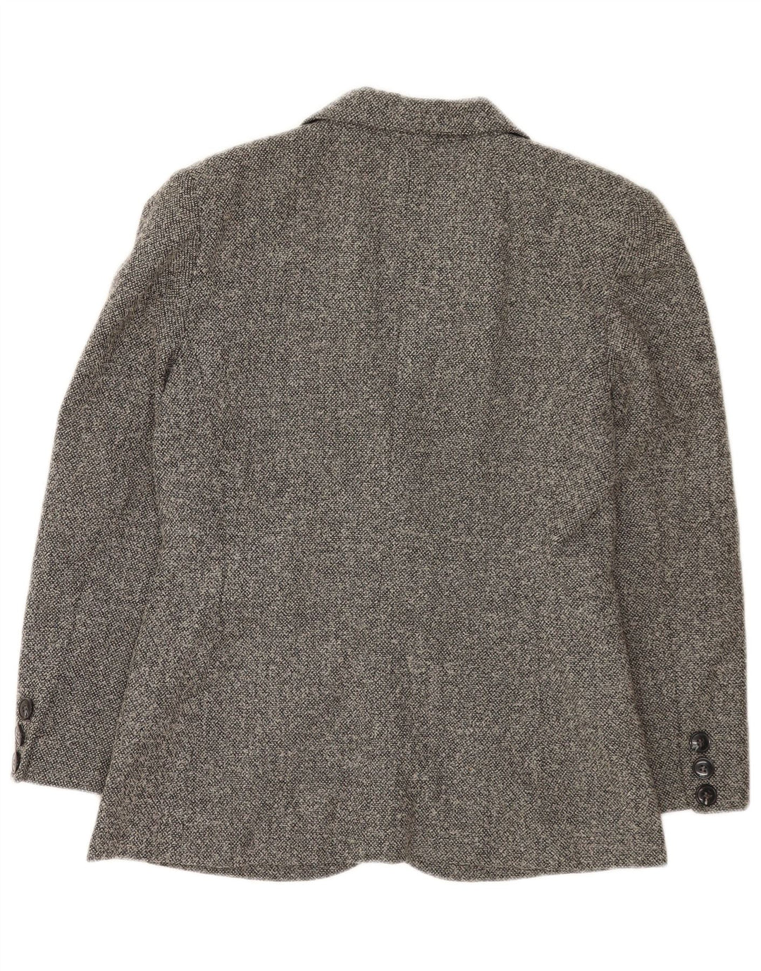 Luisa Spagnoli Dame 1-knaps blazerjakke IT 44 Medium Grey Virgin Wool
