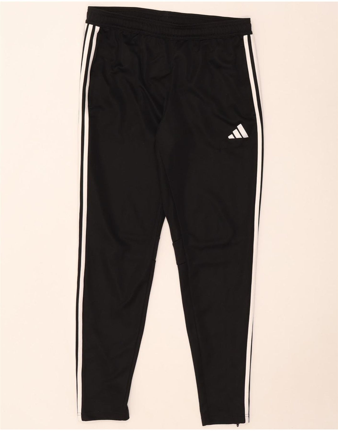 Adidas Herre Slim Fit Træningsdragt Bukser Large Sort Polyester