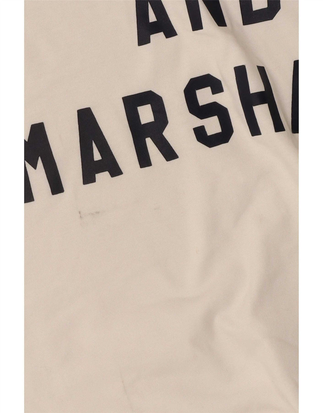 Franklin & Marshall Herre grafisk T-shirt top mellem hvid bomuld