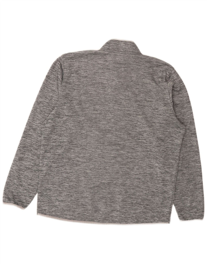 Under Armour Herre Cold Gear Pullover Træningsdragt Top Stor Grå Flecked