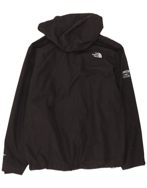 The North Face Herre Hyvent Graphic Hooded Rain Jacket UK 42 XL Sort