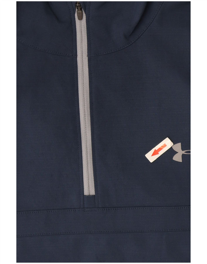Under Armour Herre Pullover Træningsdragt Topjakke Stor Marineblå Polyester