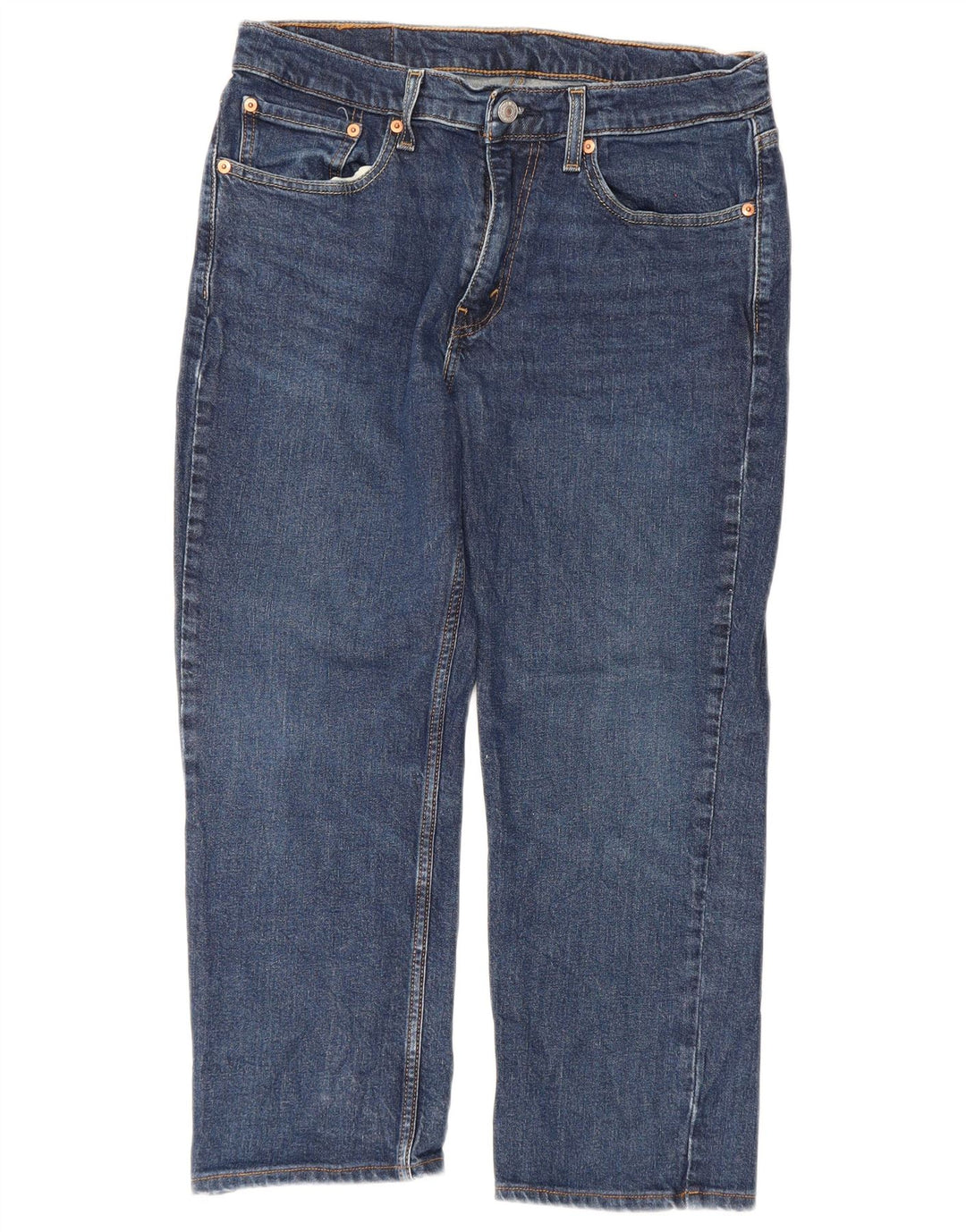 Levi's Herre 514 Straight Jeans W33 L23 Blå Bomuld