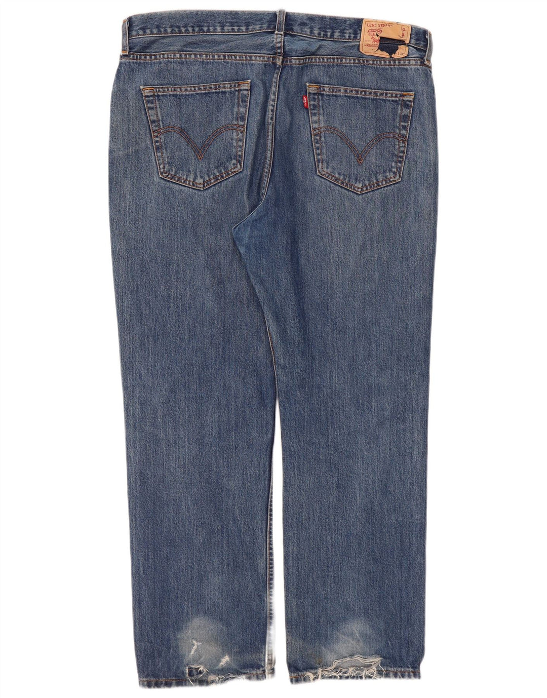 Levi's lige jeans til kvinder W40 L30 blå bomuld