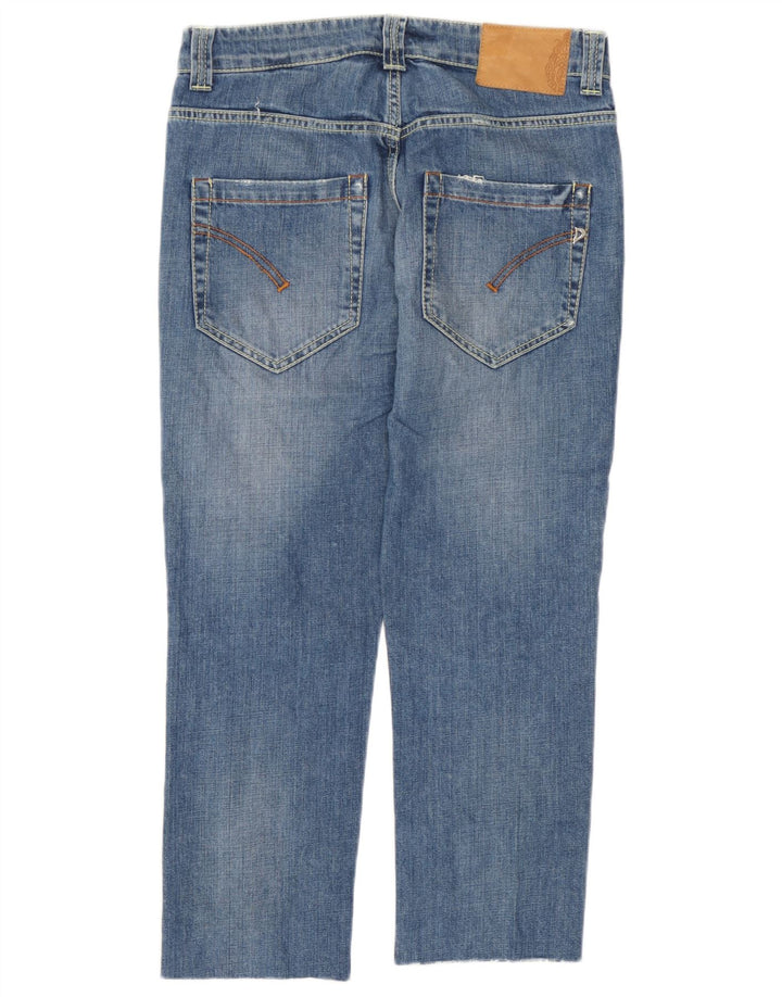 Dondup Dame Cropped Jeans W26 L23 Blå Bomuld