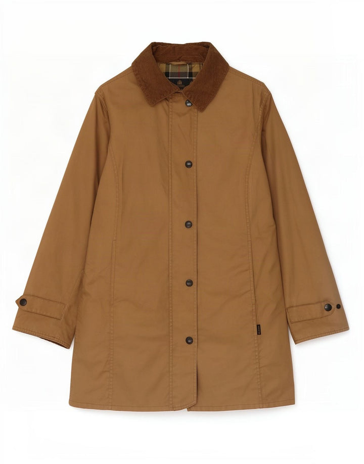 Barbour Dame Regnfrakke UK 12 Medium Brun Bomuld