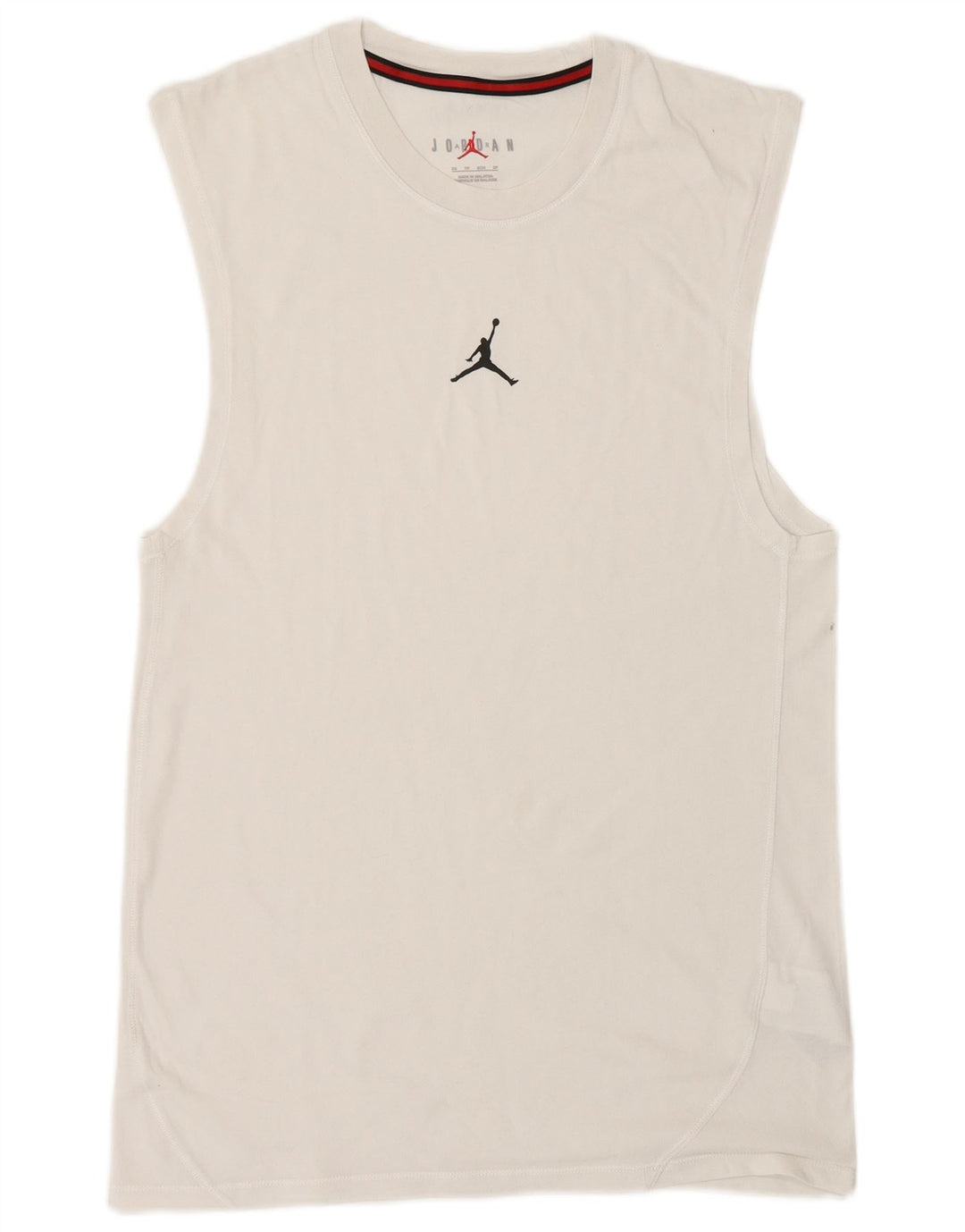 Jordan Herrevest Top XS Hvid Bomuld