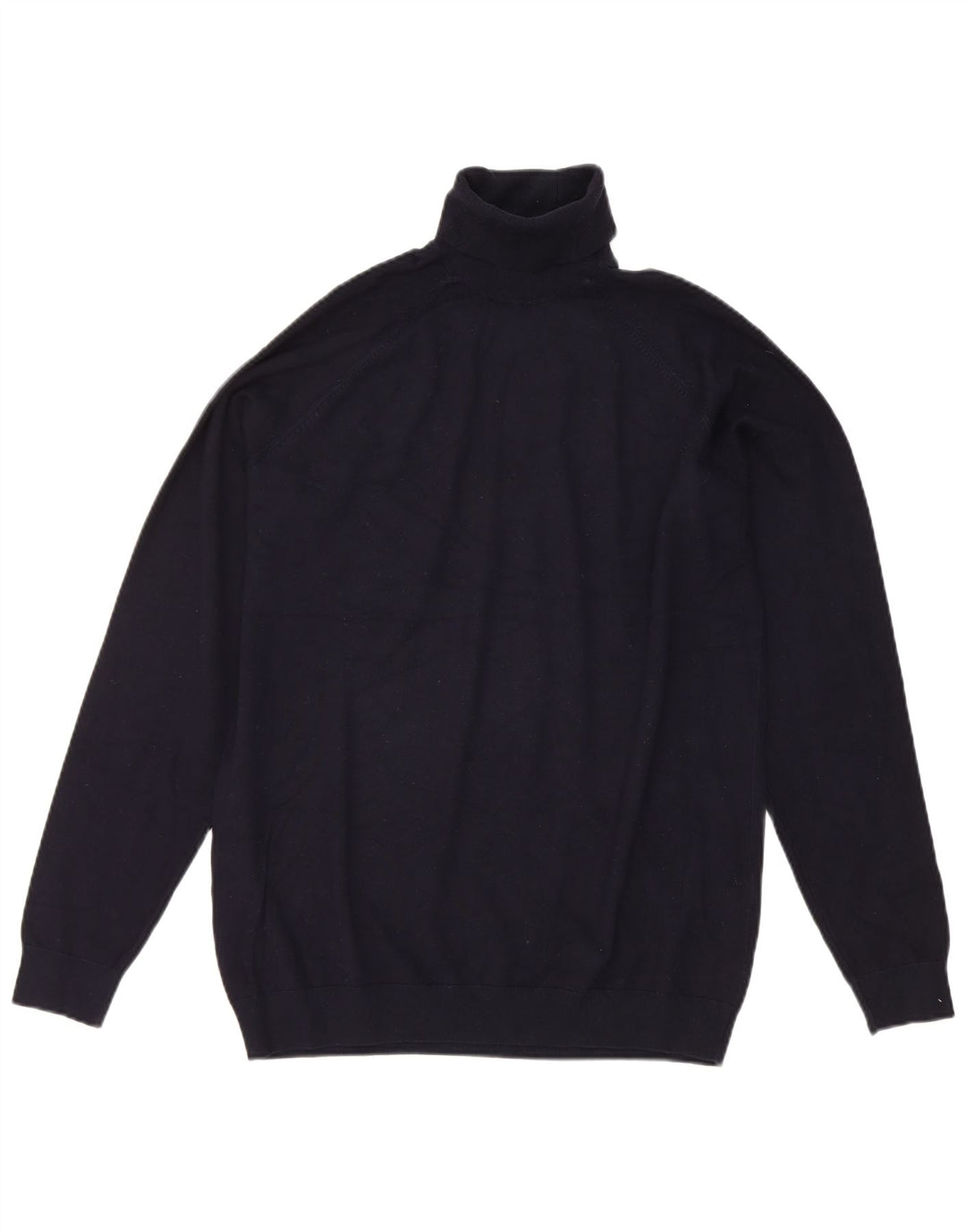 Zara Dame Rullehals Sweater UK 18 XL Navy Blue
