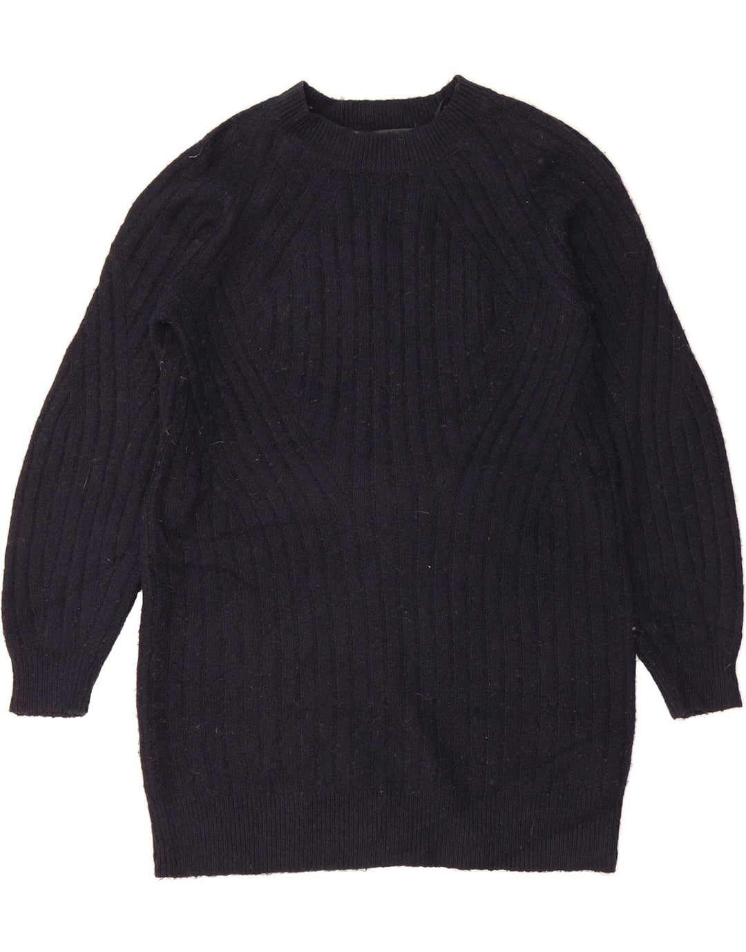 MARKS & SPENCER Womens Turtle Neck Jumper Sweater UK 6 XS Navy Blue Vintage Marks & Spencer and Second-Hand Marks & Spencer from Messina Hembry 