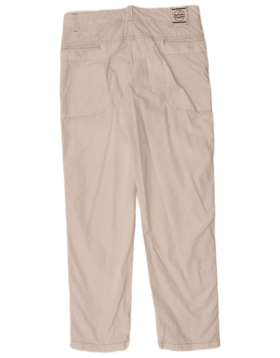 Murphy & Nye Herre Slim Chino Bukser W36 L32 Hvid Bomuld