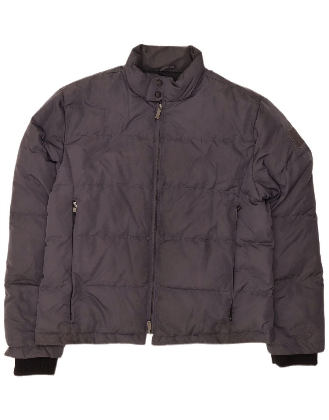 CALVIN KLEIN Herre Polstret Jakke IT 56 3XL Grå Nylon