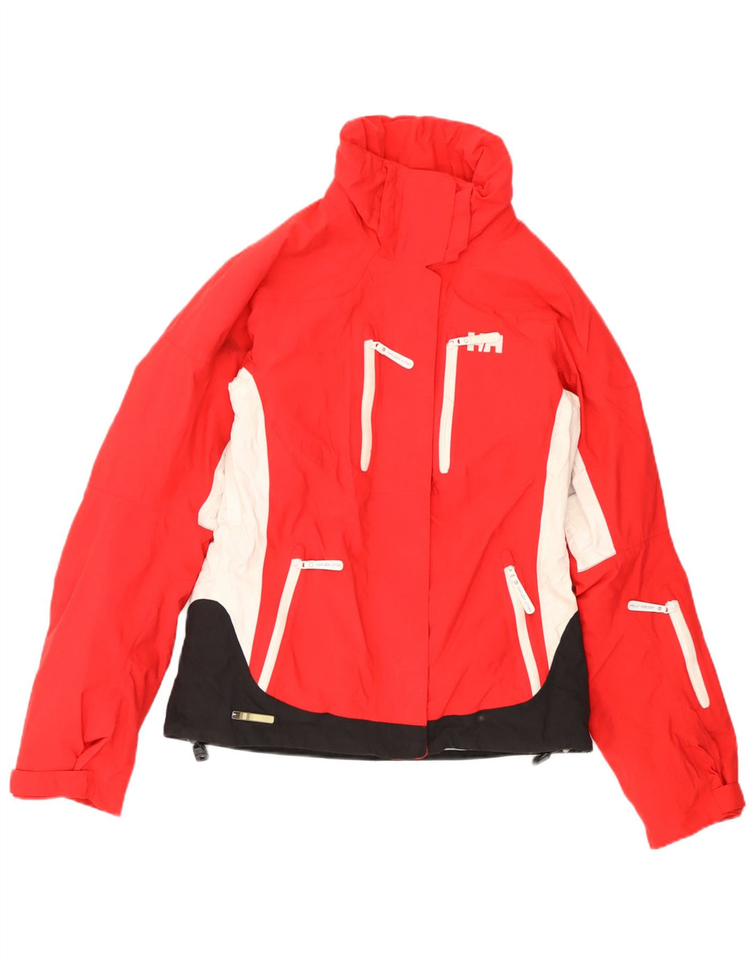 Helly Hansen Dame Skijakke UK 6 XS Rød Colourblock Polyester