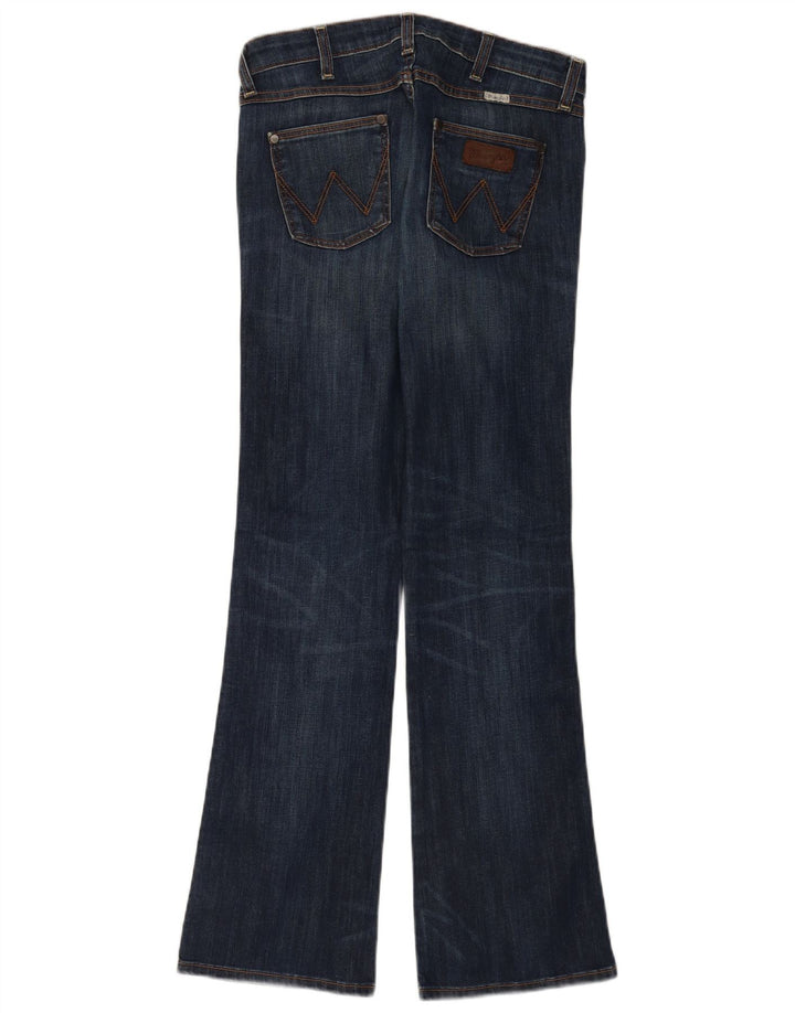 Wrangler Dame Iris Bootcut Jeans W27 L32 Marineblå Bomuld