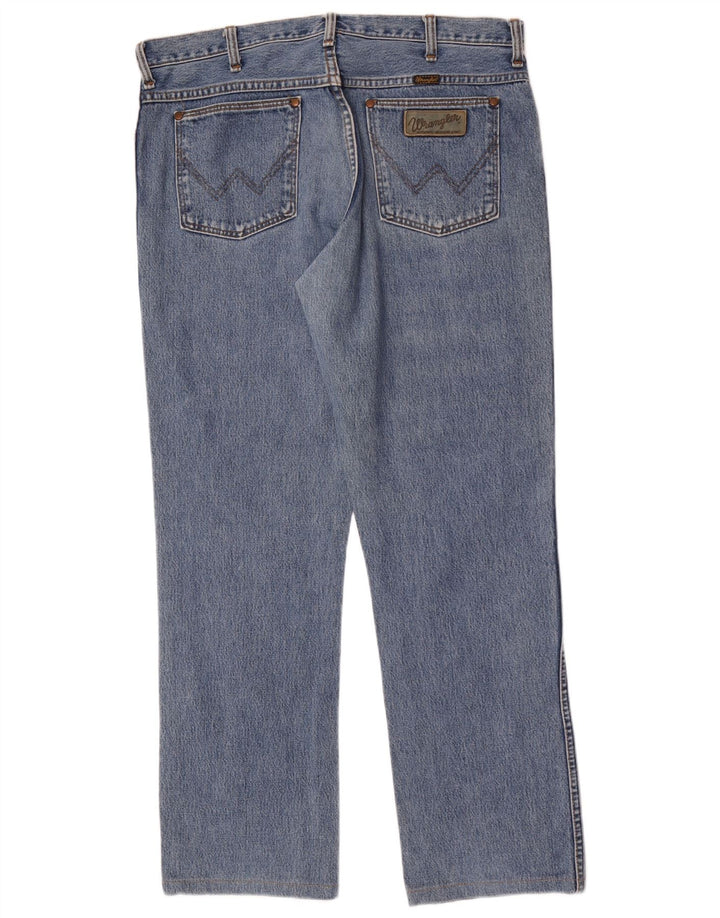 Wrangler Straight Jeans til mænd W36 L31 Blå