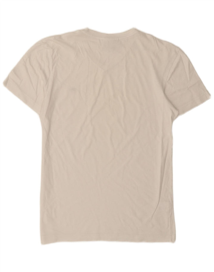 Lacoste Herre Regular Fit T-Shirt Top størrelse 3 Lille hvid bomuld