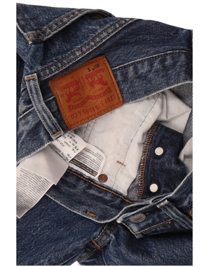 Levi's Herre 501 lige jeans W26 L28 blå bomuld