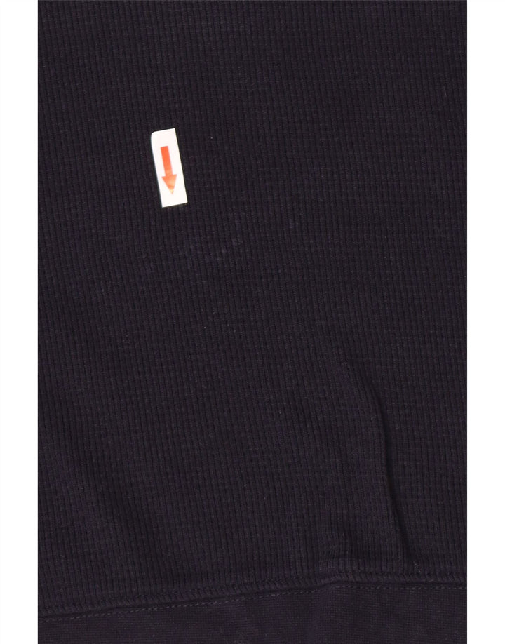 Zara Herre polo-hals sweater lille marineblå
