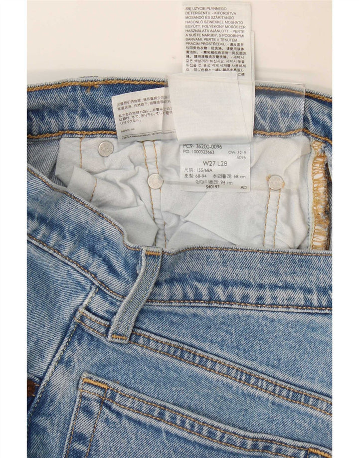 Levi's Dame 501 Straight Jeans W27 L28 Blå Bomuld