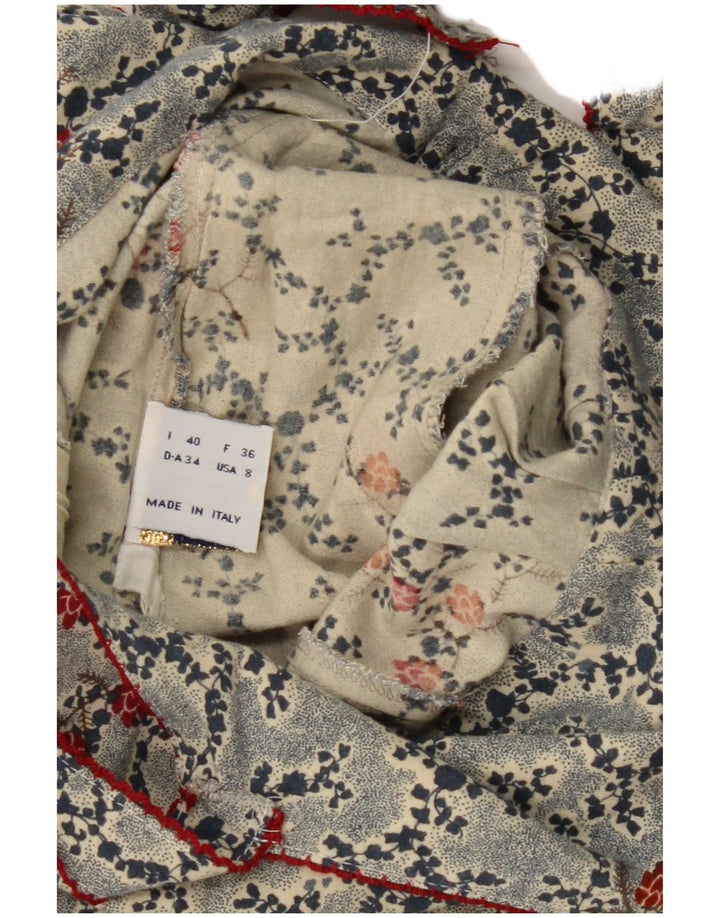 Selene Dame Sundress US 8 Medium Blue Floral