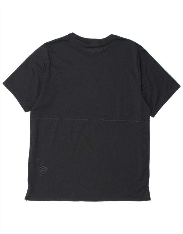 Nike Herre Dri Fit T-Shirt Top Medium Sort Polyester