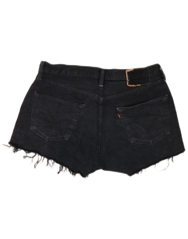 Levi's denimshorts til kvinder W33 Mellem marineblå bomuld
