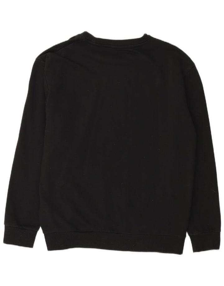 Fila Herre Sweatshirt Jumper Stor Sort Bomuld
