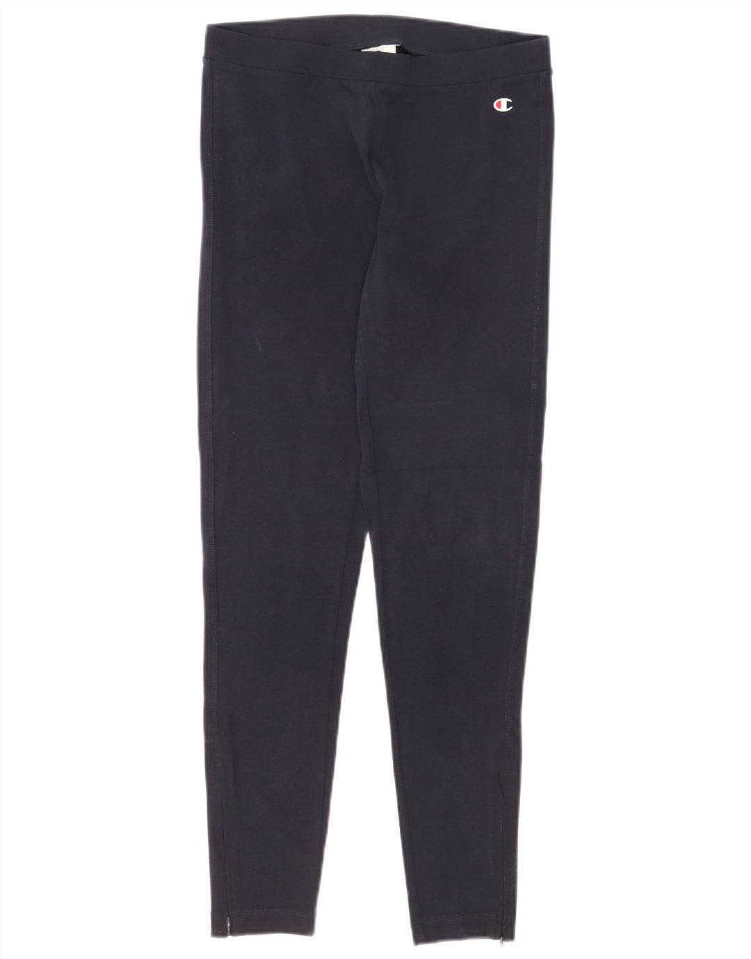 CHAMPION Womens Leggings UK 12 Medium Navy Blue