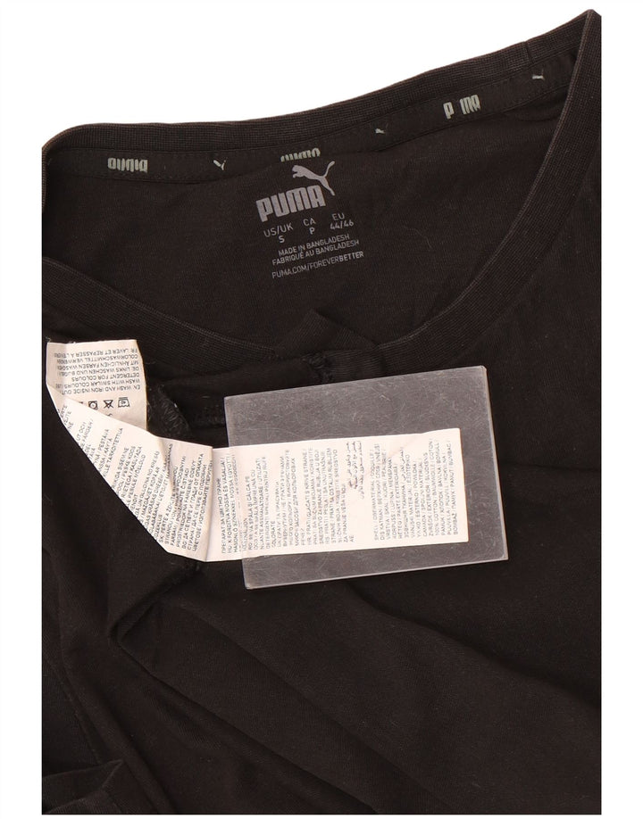 Puma herre T-shirt top lille sort bomuld