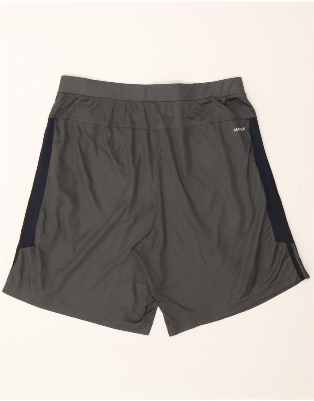 ADIDAS Mens Aeroready Sport Shorts Large Grey Colourblock Polyester Vintage Adidas and Second-Hand Adidas from Messina Hembry 