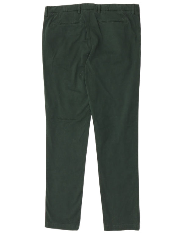Hugo Boss Herre Kaito Slim Fit Chinobukser IT 50 Large W34 L33 Grøn