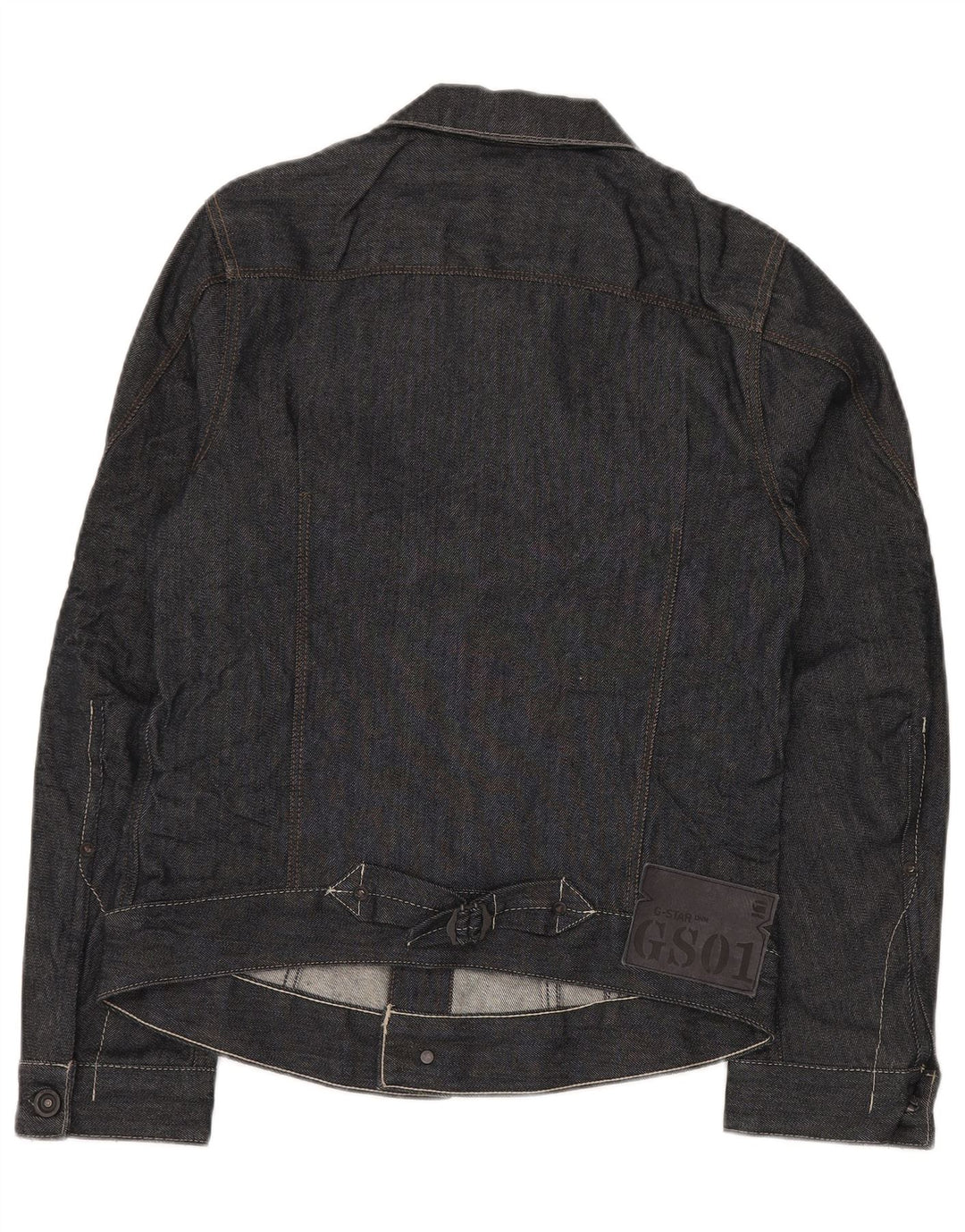 G-STAR Dame denimjakke UK 14 Medium Navyblå Bomuld