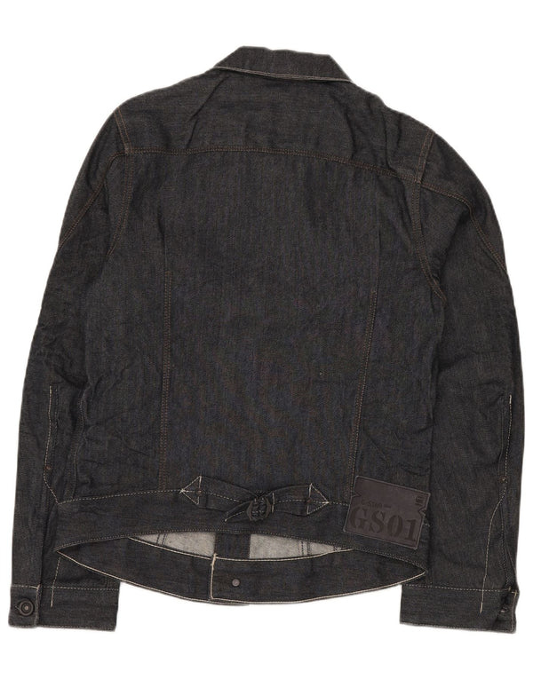 G-STAR Dame denimjakke UK 14 Medium Navyblå Bomuld