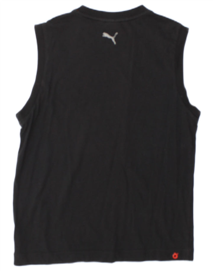 Puma Herre Grafisk T-Shirt Top Medium Sort