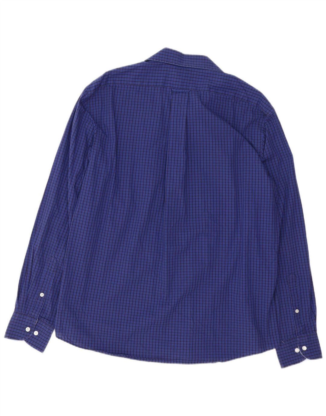 IZOD Herre Slim Fit skjorte str. 16 1/2 Stor blå ternet bomuld