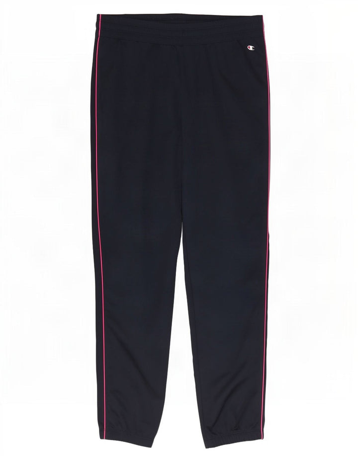 Champion Womens træningsdragt Bukser Joggers UK 14 Medium Navy Blue Polyester