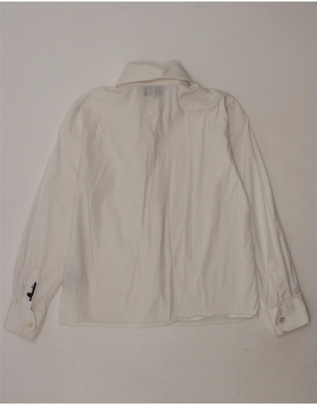 MOSCHINO Girls Shirt 5-6 Years White Cotton Vintage Moschino and Second-Hand Moschino from Messina Hembry 
