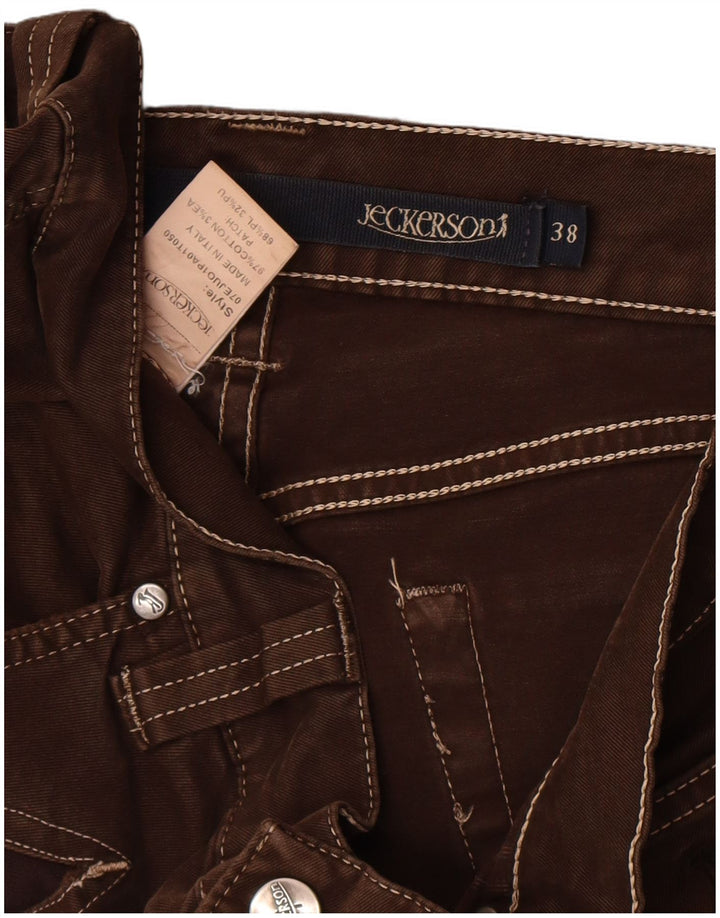Jeckerson Straight Jeans til mænd W38 L30 brun bomuld