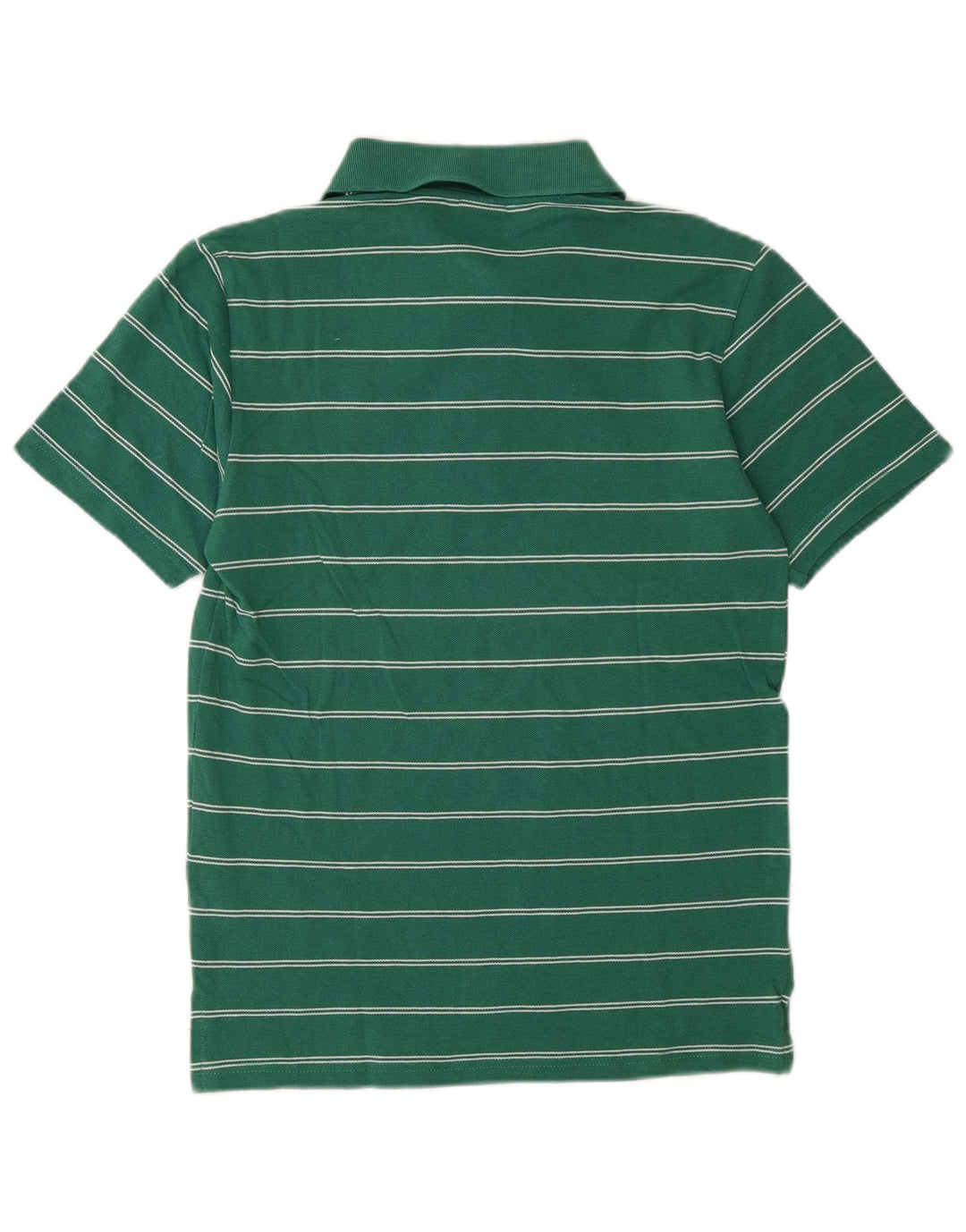 Asics Boys Polo Shirt 13-14 år Medium Grøn Stribet Bomuld