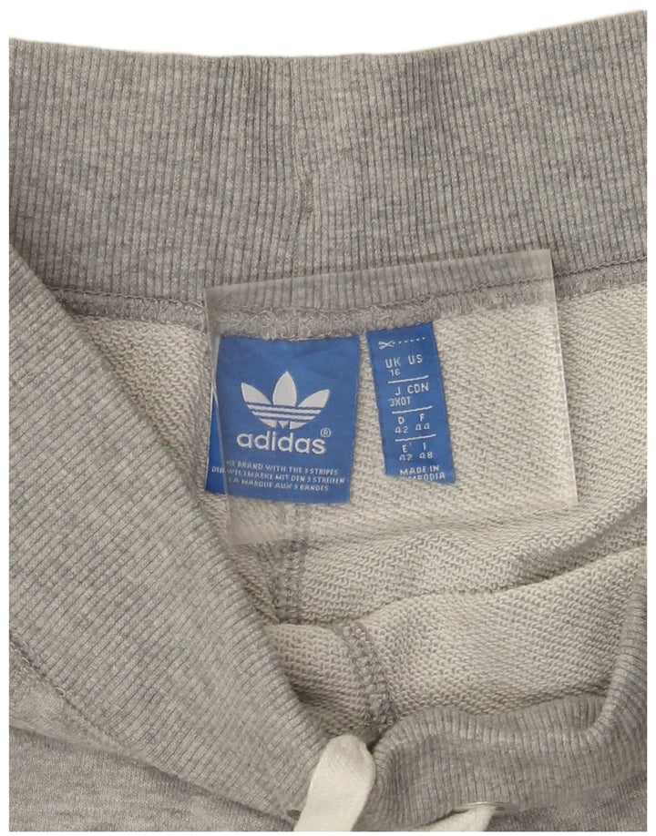 ADIDAS træningsdragt til kvinder Joggers UK 16 Large Grå Polyester